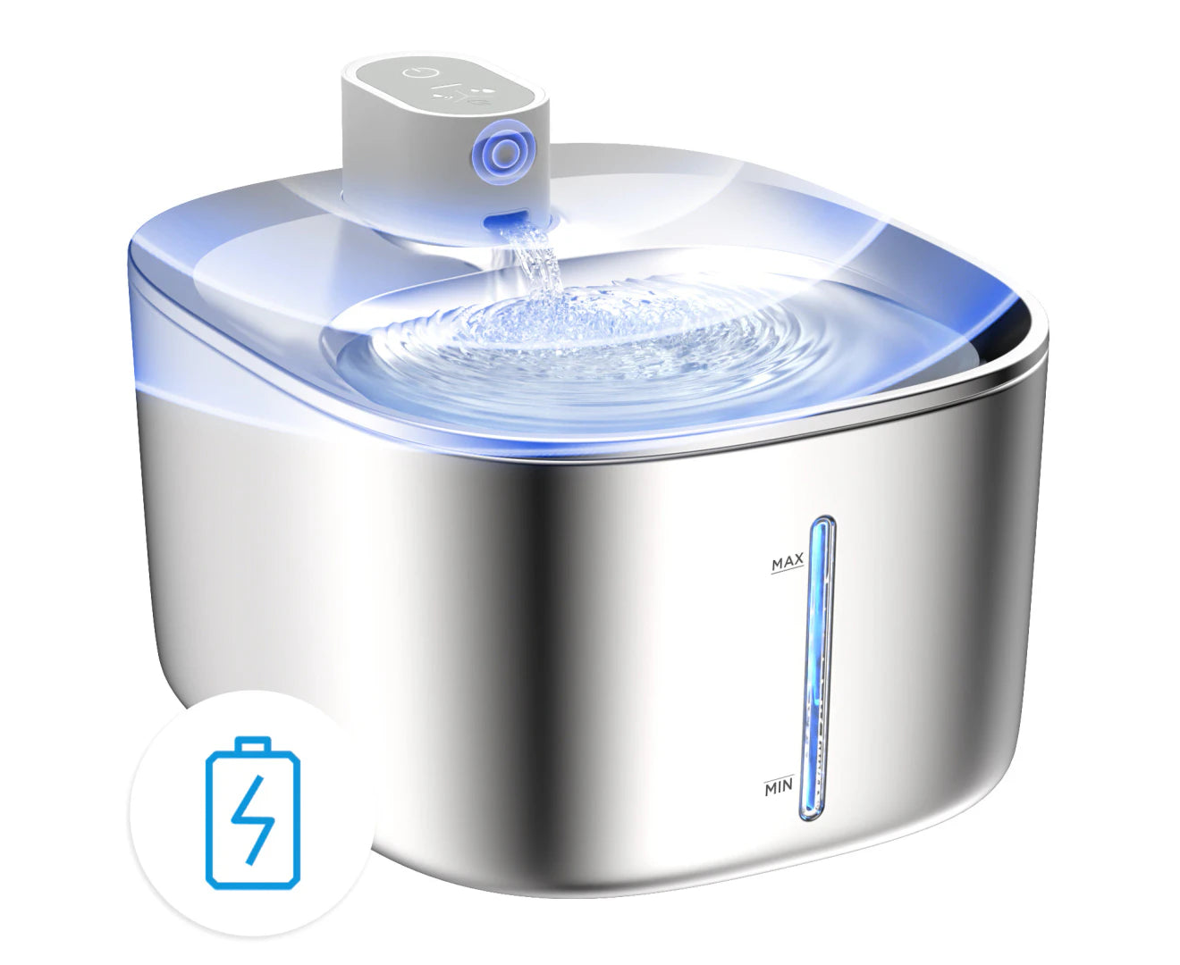 Apetdola - 4L Wireless Cat Fountain