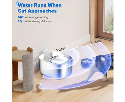 Apetdola - 4L Wireless Cat Fountain