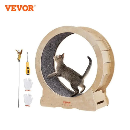 Cat Running Exercise Wheel