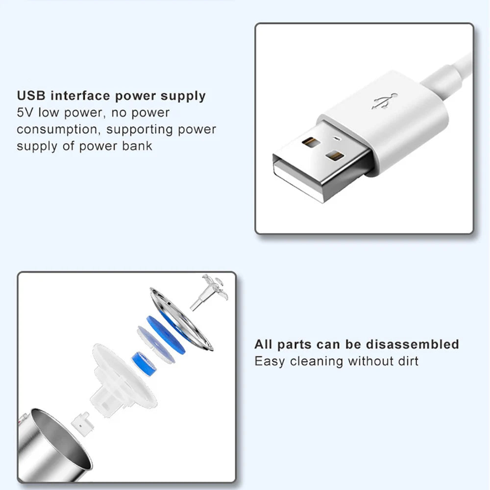 2L Flower Stainless Steel Cat Water Fountain 5V USB