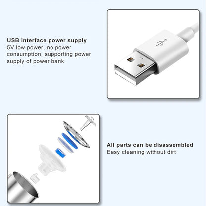 2L Flower Stainless Steel Cat Water Fountain 5V USB